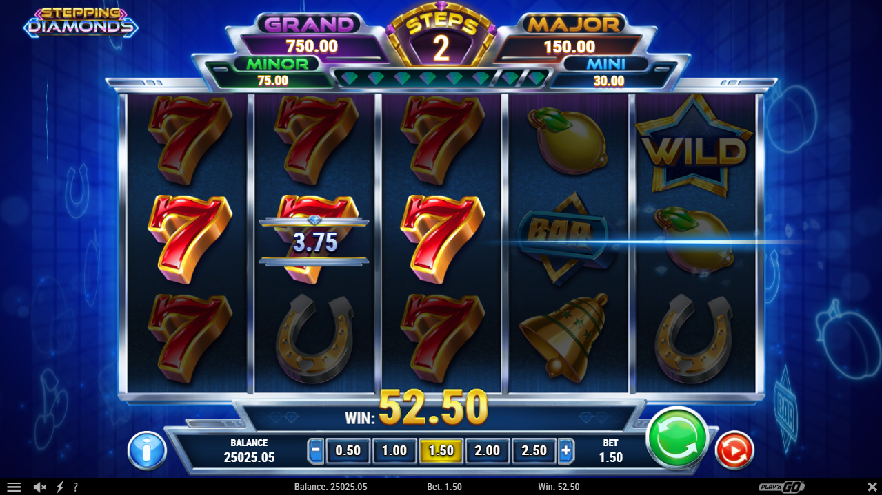 Stepping-Diamonds-Slot-Win