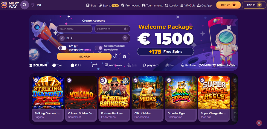MilkyWay Casino