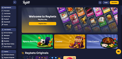 Reybets Casino website