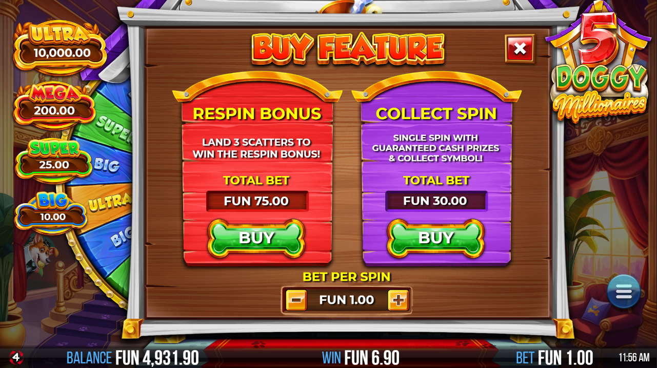 5-Doggy-Millionaires-Dream-Drop-Slot-Feature-Buy